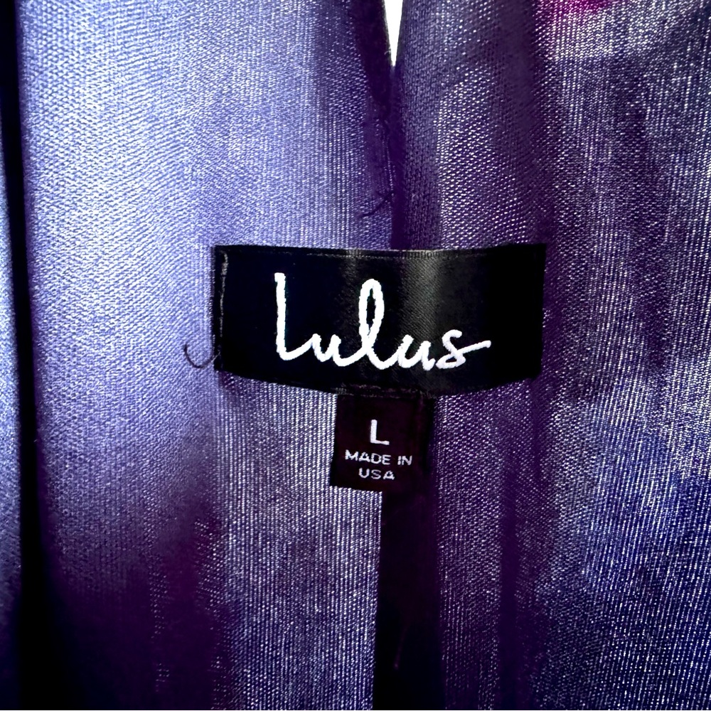 Lulu’s Blue Floral Swing Style Dress - Picture 3 of 5